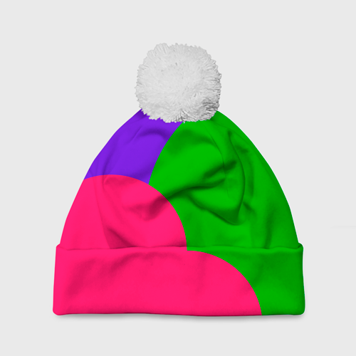 Шапка 3D c помпоном на заказ